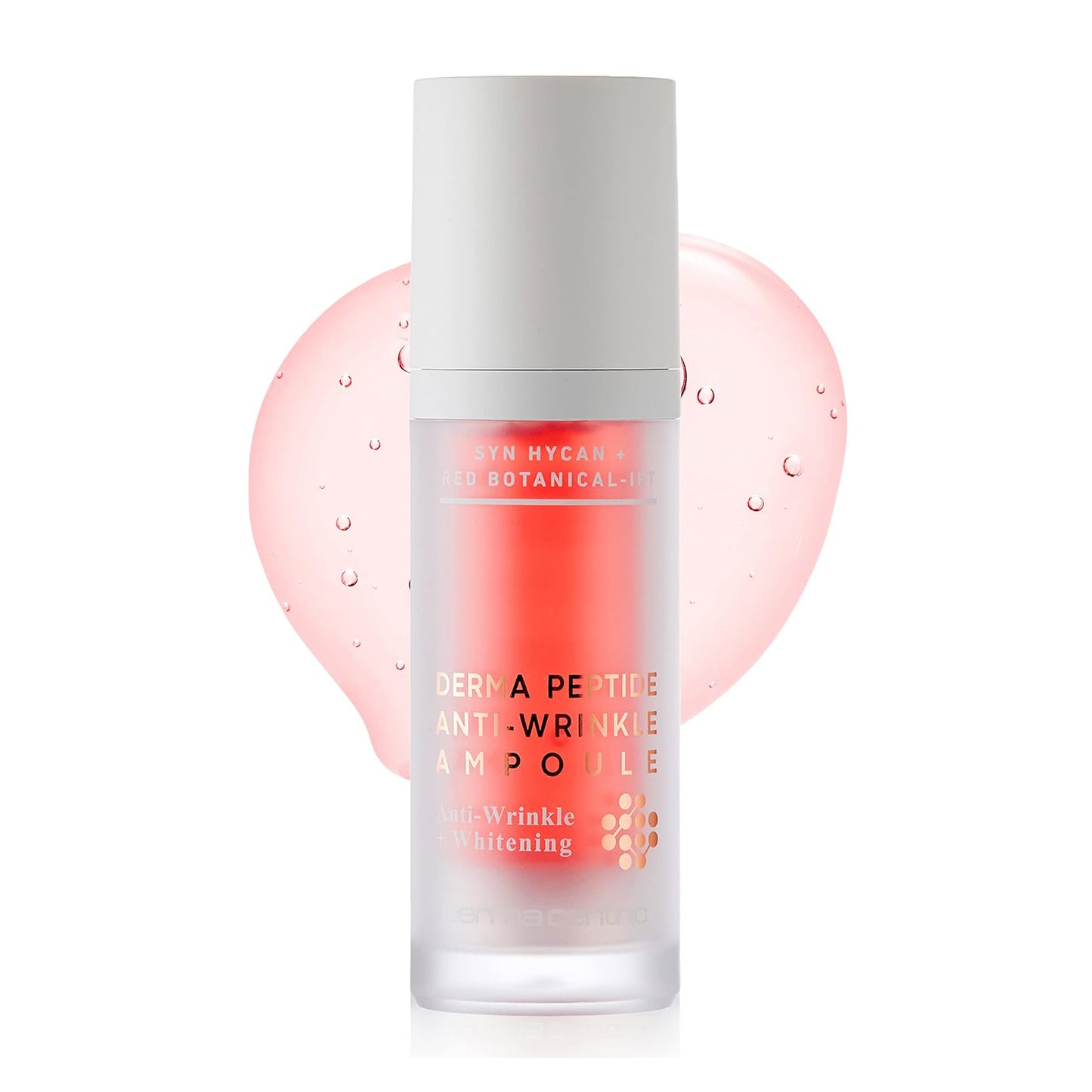 Derma Peptide Ampoule | Vegan Korean Skincare Face Serum with Niacinamide & Centella Asiatica | Hydrating, Pore-Refining & Brightening Serum (1.01 fl oz)