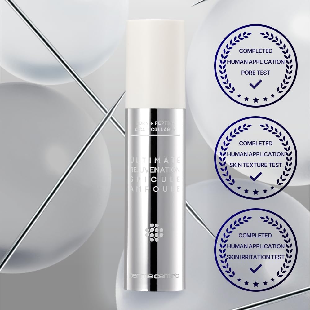 Ultimate Rejuvenation Spicule Ampoule – Korean Skincare PDRN Serum for Anti-Wrinkle, Pore Care & Skin Renewal – Dermatologist-Tested, Brightening Ampoule for Radiant, Smooth Skin – 50ml