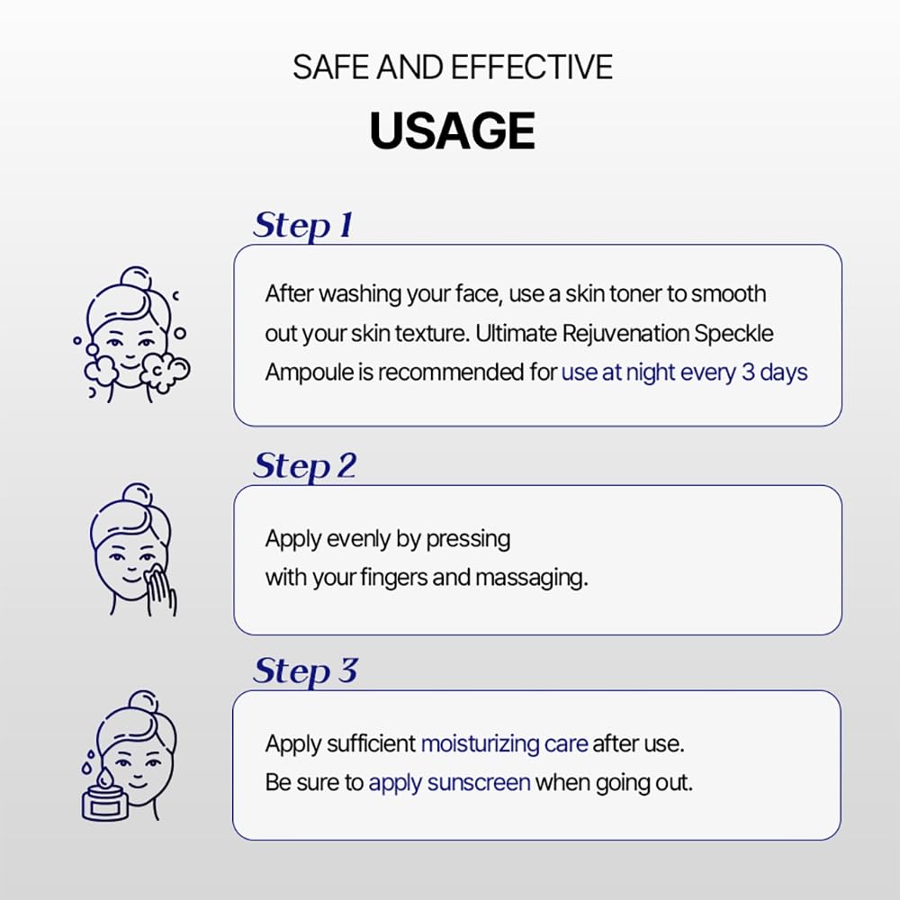 Ultimate Rejuvenation Spicule Ampoule – Korean Skincare PDRN Serum for Anti-Wrinkle, Pore Care & Skin Renewal – Dermatologist-Tested, Brightening Ampoule for Radiant, Smooth Skin – 50ml