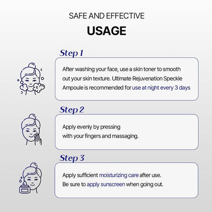 Ultimate Rejuvenation Spicule Ampoule – Korean Skincare PDRN Serum for Anti-Wrinkle, Pore Care & Skin Renewal – Dermatologist-Tested, Brightening Ampoule for Radiant, Smooth Skin – 50ml