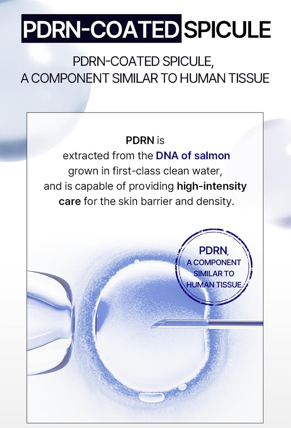 Ultimate Rejuvenation Spicule Ampoule – Korean Skincare PDRN Serum for Anti-Wrinkle, Pore Care & Skin Renewal – Dermatologist-Tested, Brightening Ampoule for Radiant, Smooth Skin – 50ml